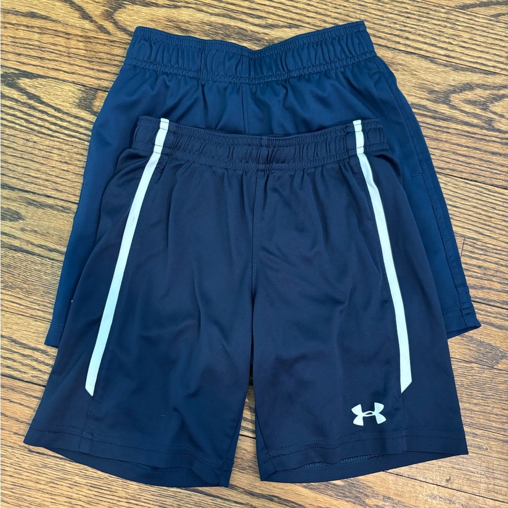 Bundle of 2 Pairs of Boys Under Armour Shorts